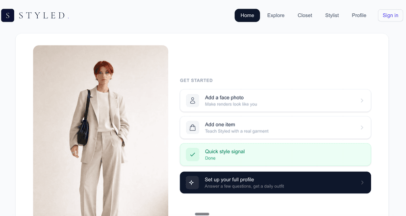 AI Styling App